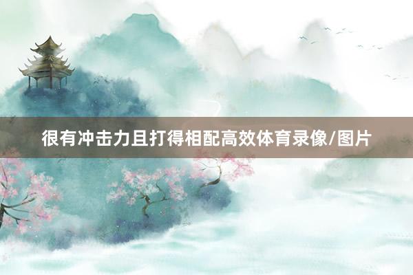 很有冲击力且打得相配高效体育录像/图片