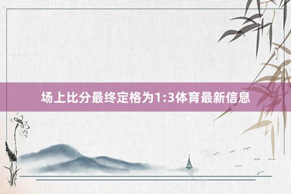 场上比分最终定格为1:3体育最新信息