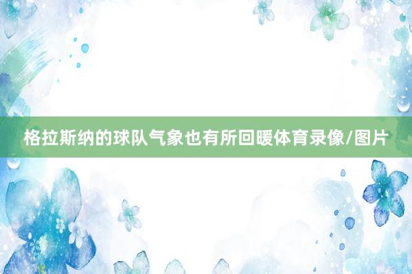 格拉斯纳的球队气象也有所回暖体育录像/图片