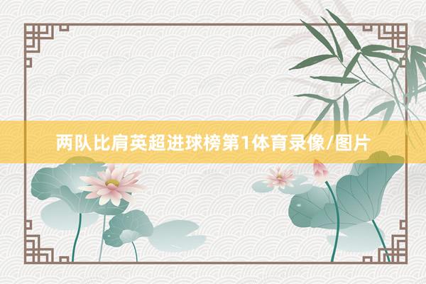两队比肩英超进球榜第1体育录像/图片