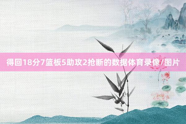 得回18分7篮板5助攻2抢断的数据体育录像/图片