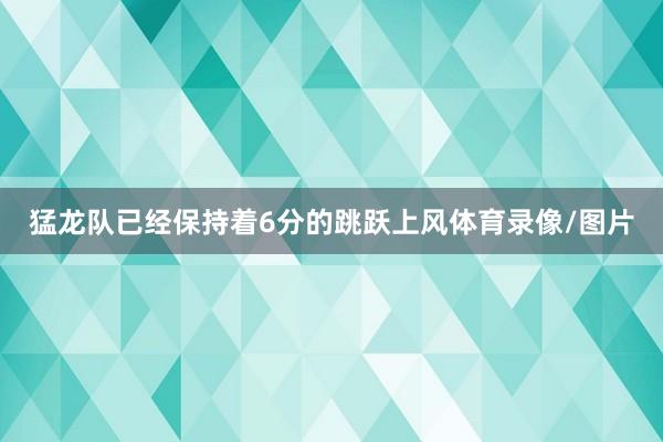 猛龙队已经保持着6分的跳跃上风体育录像/图片