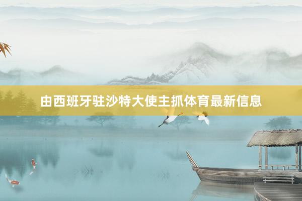 由西班牙驻沙特大使主抓体育最新信息