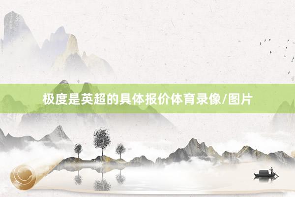 极度是英超的具体报价体育录像/图片