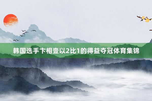 韩国选手卞相壹以2比1的得益夺冠体育集锦