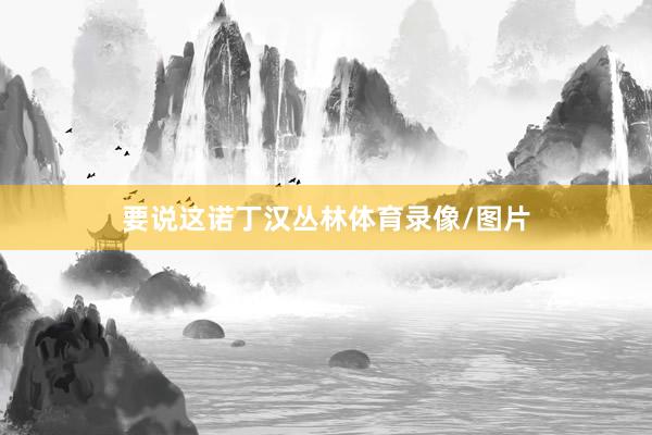 要说这诺丁汉丛林体育录像/图片