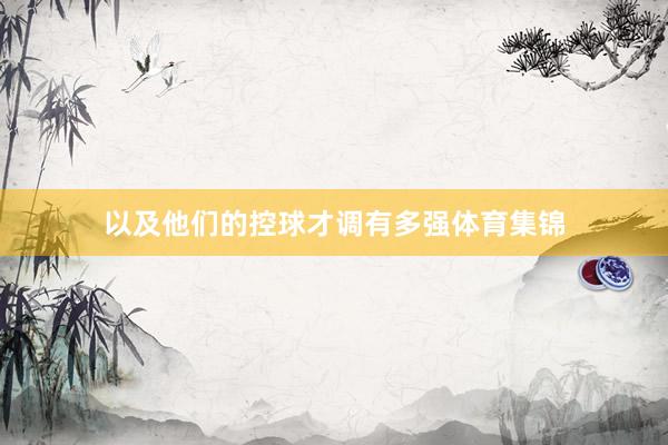 以及他们的控球才调有多强体育集锦