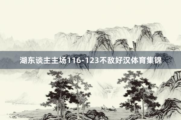 湖东谈主主场116-123不敌好汉体育集锦