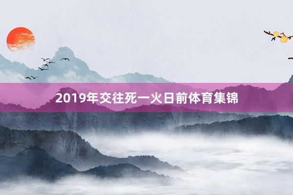 2019年交往死一火日前体育集锦