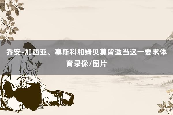 乔安-加西亚、塞斯科和姆贝莫皆适当这一要求体育录像/图片