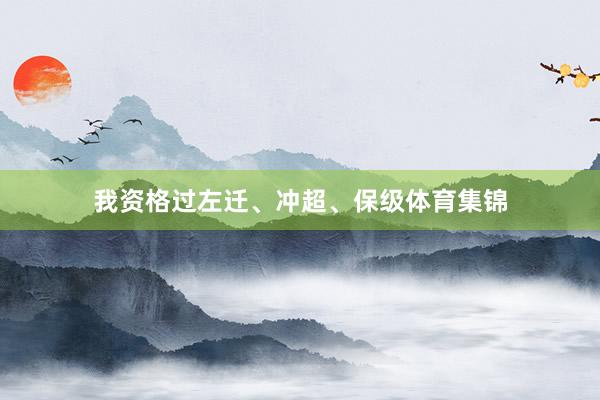 我资格过左迁、冲超、保级体育集锦