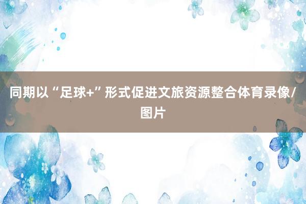 同期以“足球+”形式促进文旅资源整合体育录像/图片