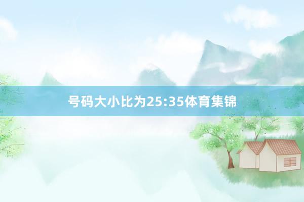 号码大小比为25:35体育集锦