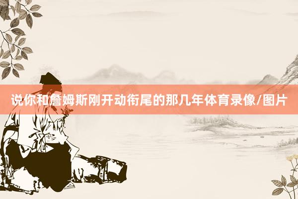 说你和詹姆斯刚开动衔尾的那几年体育录像/图片