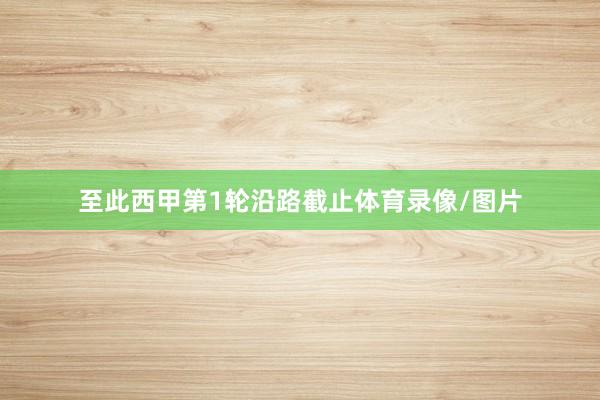 至此西甲第1轮沿路截止体育录像/图片