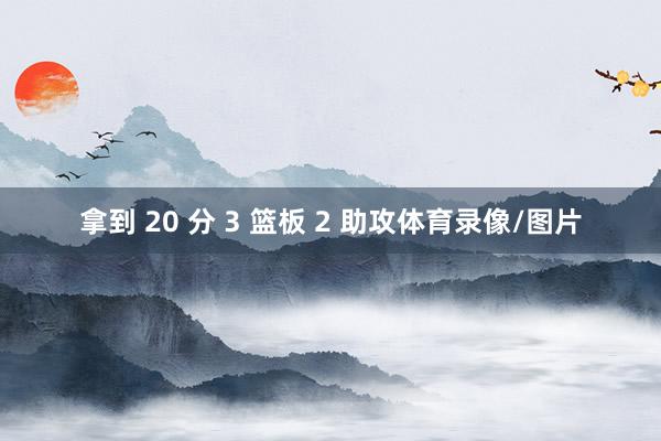拿到 20 分 3 篮板 2 助攻体育录像/图片