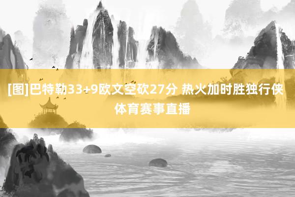 [图]巴特勒33+9欧文空砍27分 热火加时胜独行侠    体育赛事直播