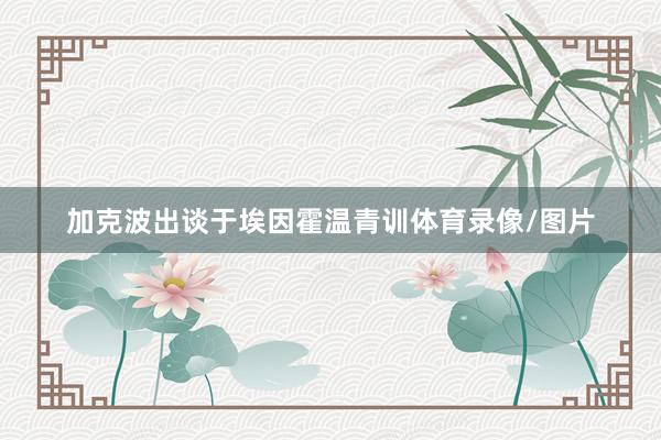 加克波出谈于埃因霍温青训体育录像/图片