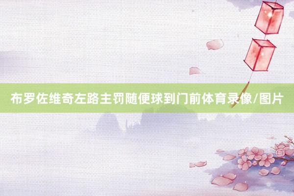 布罗佐维奇左路主罚随便球到门前体育录像/图片