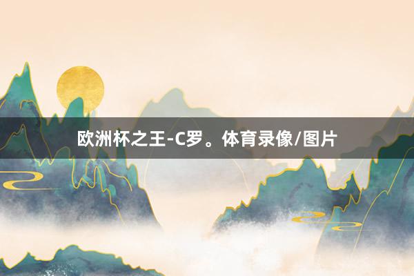 欧洲杯之王-C罗。体育录像/图片