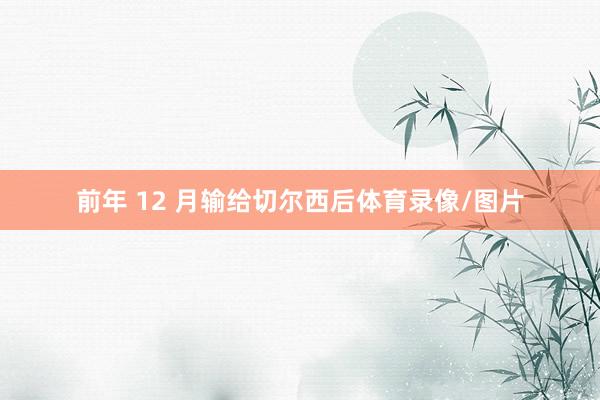 前年 12 月输给切尔西后体育录像/图片
